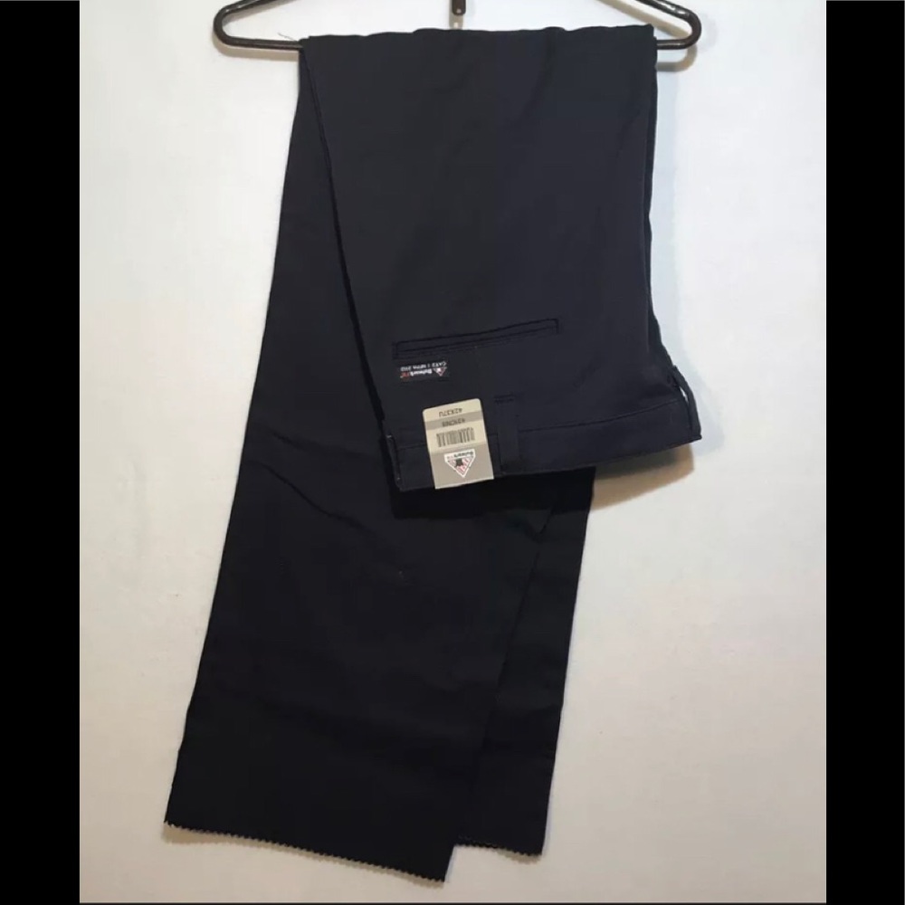 Bulwark NWT Unhemmed Blue Flame Resistant Work Pants 42 x 37 CAT2 NFPA 2112